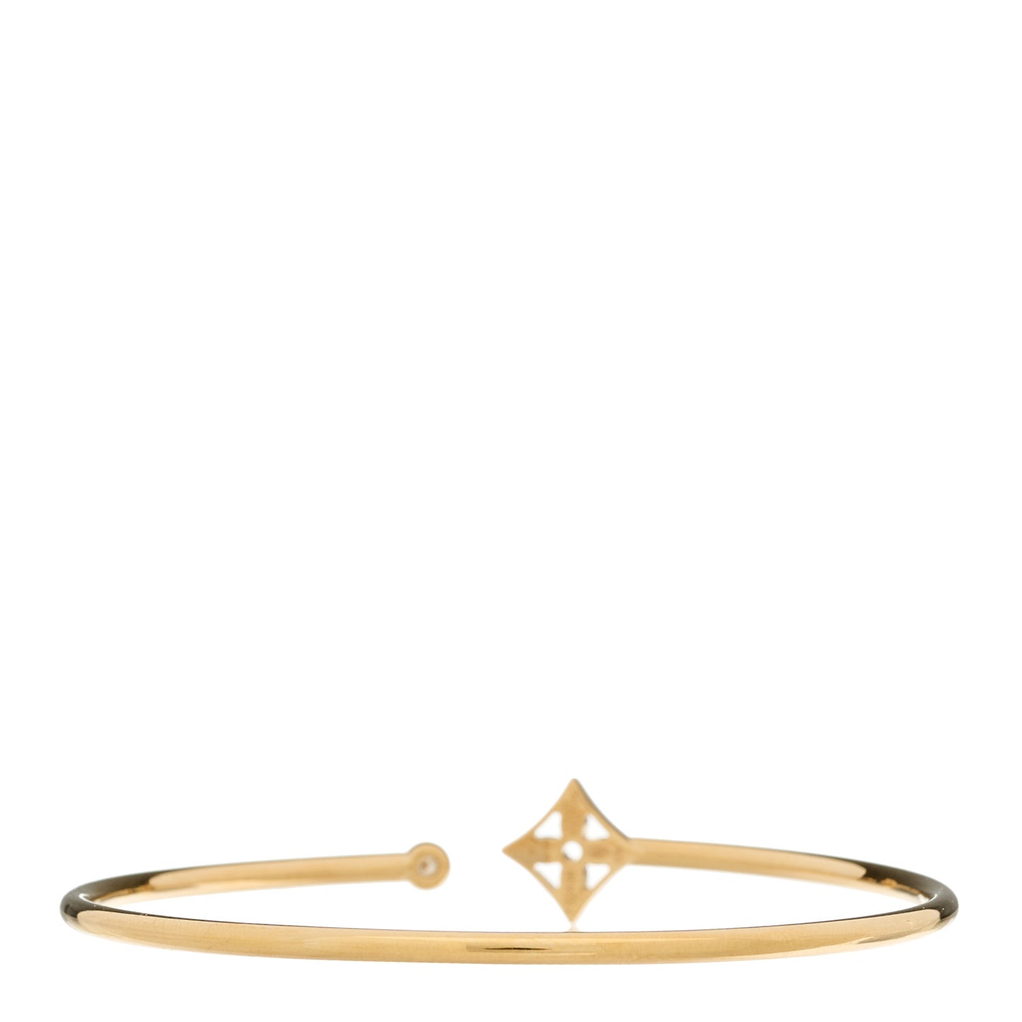18K Yellow Gold Diamond Idylle Blossom Twist Bracelet