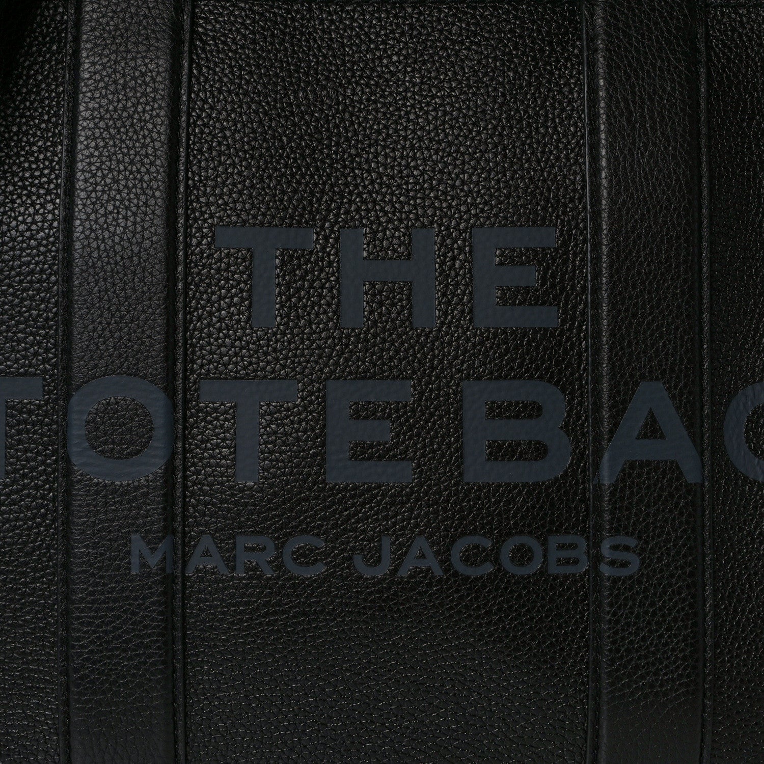 Marc Jacobs Grained Calfskin Medium The Tote Bag Black 8 of 15