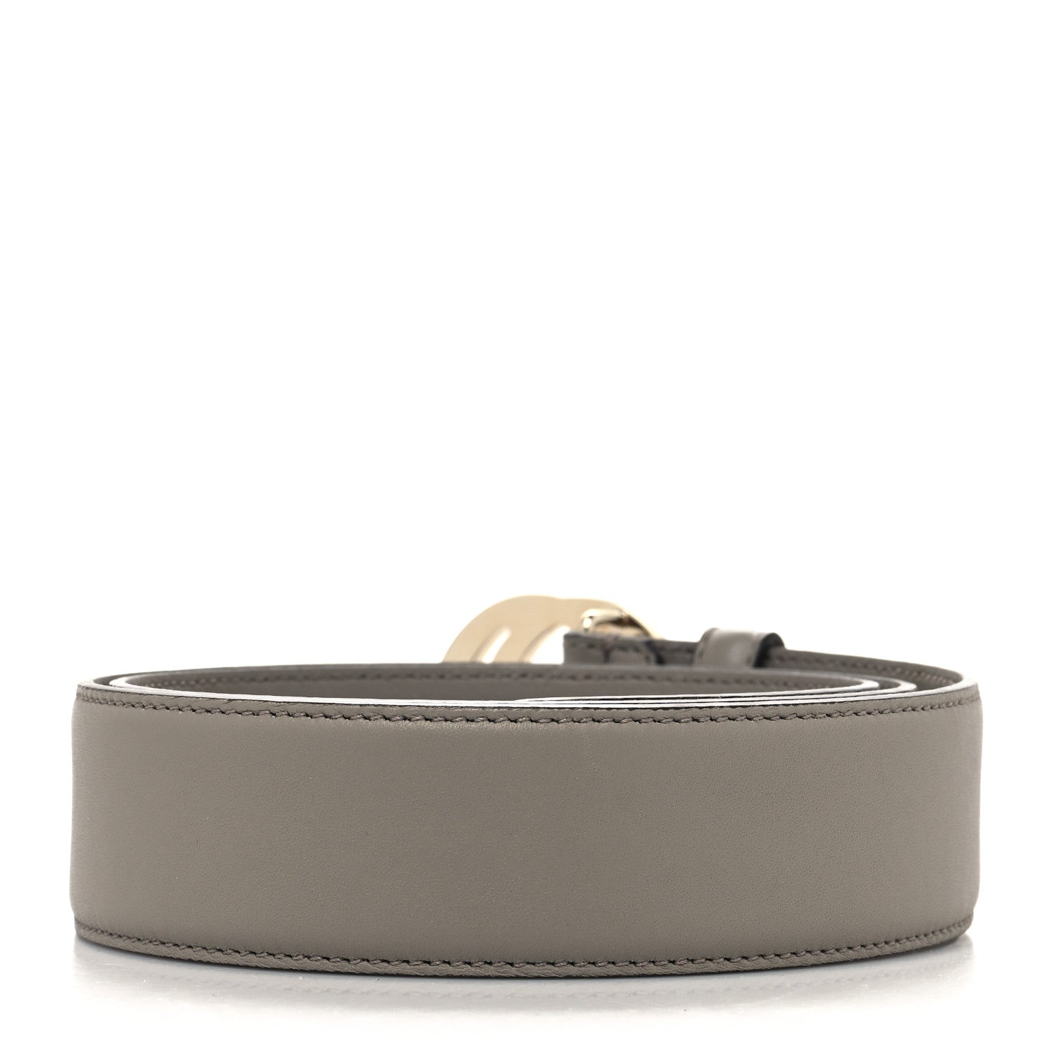 Gucci Moon Calfskin Interlocking G 37mm Belt 85 34 Storm Grey 2 of 5