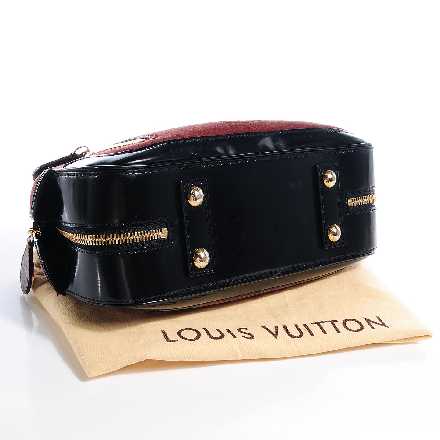 Suede Stamped Havane Bowler PM Brun