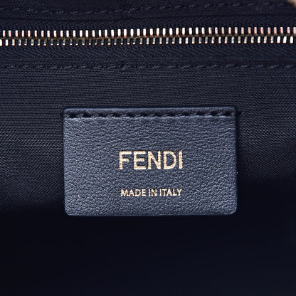 Fendi X FILA Glazed Fabric Vitello Century FF 1974 Mania Mini Backpack Black White 6 of 10
