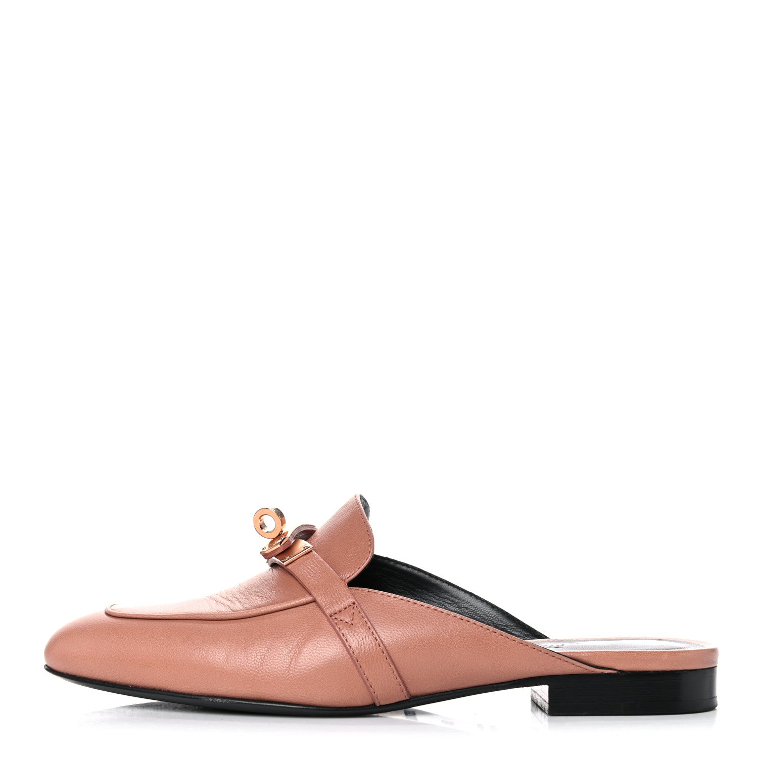 Hermes Goatskin Oz Mules 35.5 Rose Aube 1 of 13