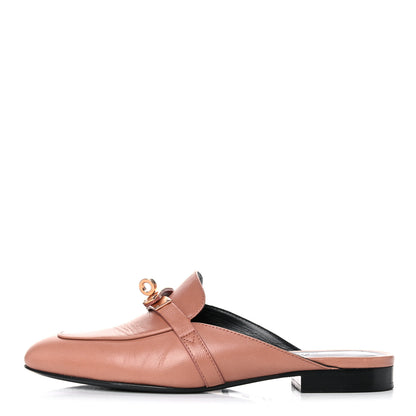 Hermes Goatskin Oz Mules 35.5 Rose Aube 1 of 13