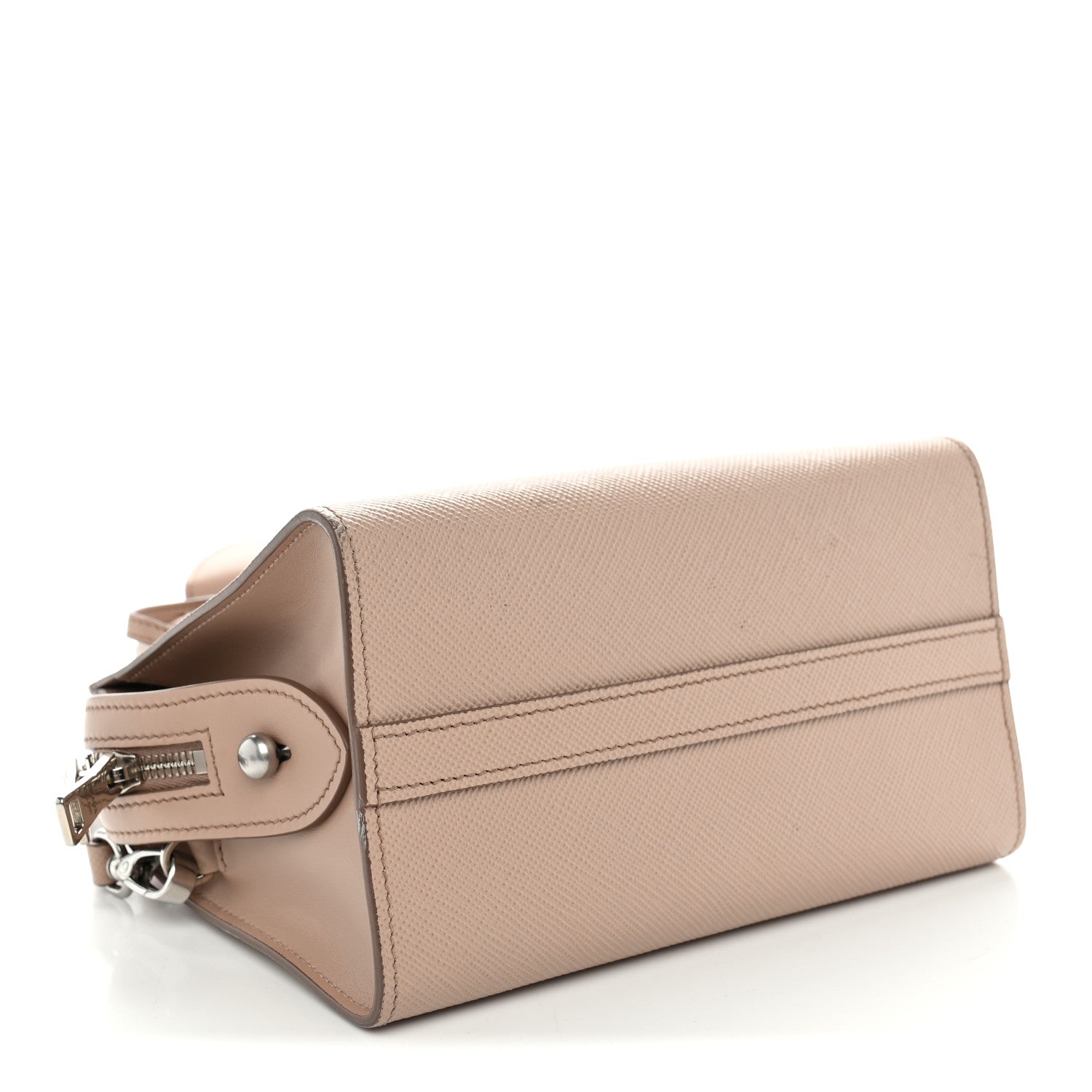 Prada Saffiano Cuir Calfskin Small Kristen Cipria 4 of 9