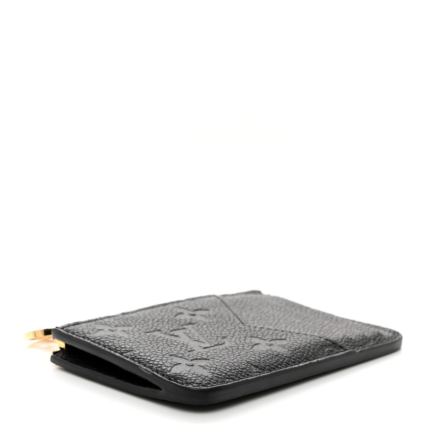 Empreinte Monogram Zipped Romy Card Holder Black