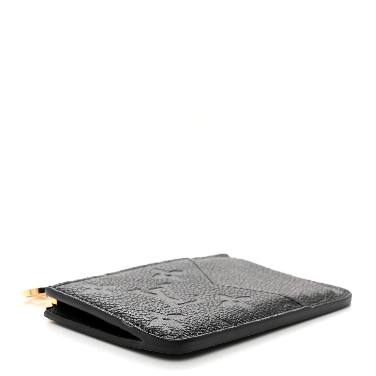 Louis Vuitton Empreinte Monogram Zipped Romy Card Holder Black 4 of 6