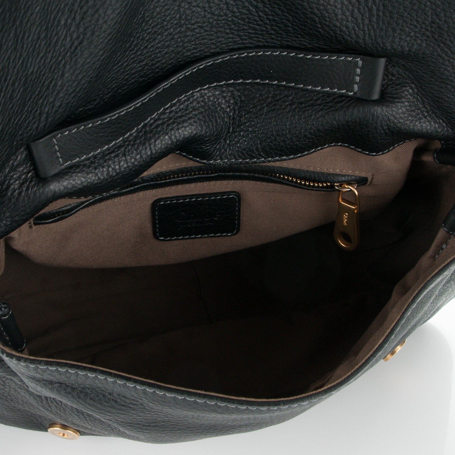 Chloe Calfskin Medium Marcie Top Handle Bag Black 5 of 6