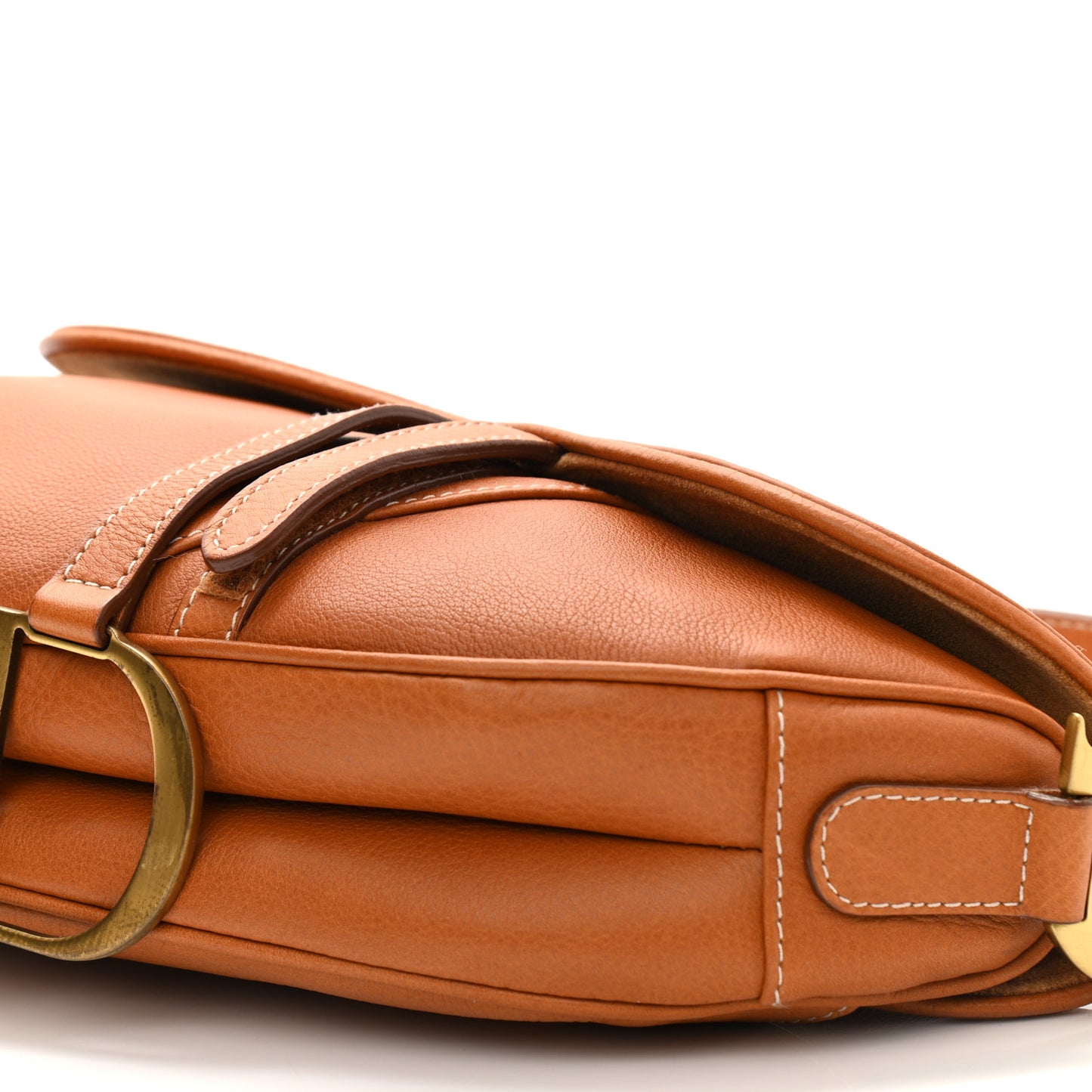 Calfskin Saddle Bag Tan