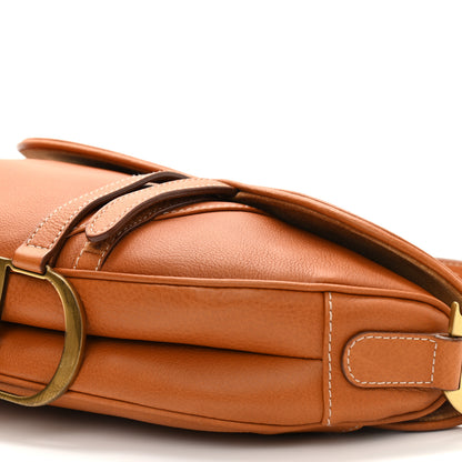 Christian Dior Calfskin Saddle Bag Tan 10 of 11