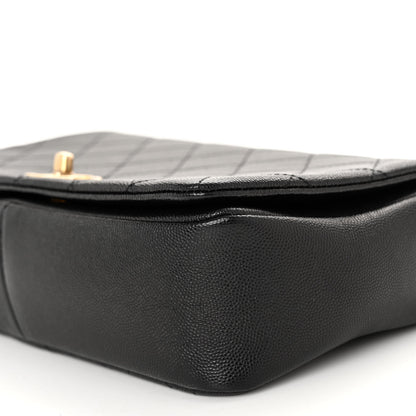 Chanel Caviar Quilted Medium Fashion Therapy Flap Bag Black 10 of 10