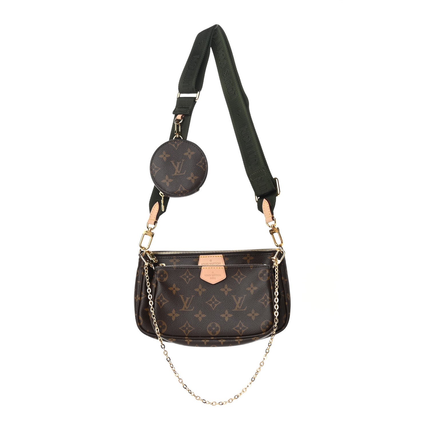 Louis Vuitton Monogram Multi Pochette Accessories Kaki 1 of 11