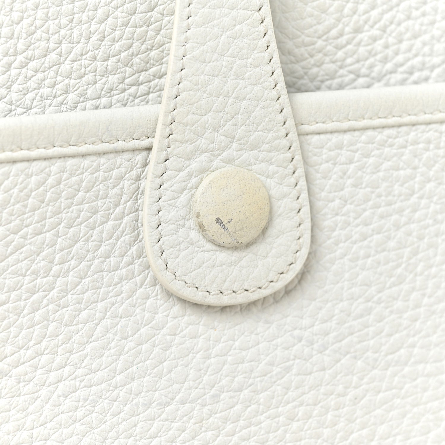 Hermes Taurillon Clemence Evelyne III PM White 11 of 13