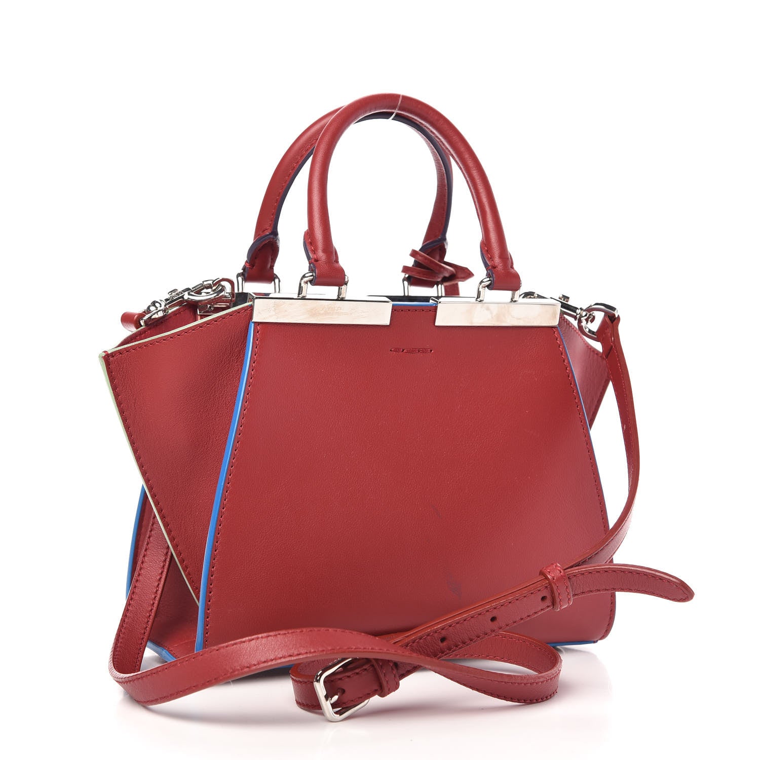 Fendi Vitello Dolce Mini 3jours Tote Ribes 3 of 10