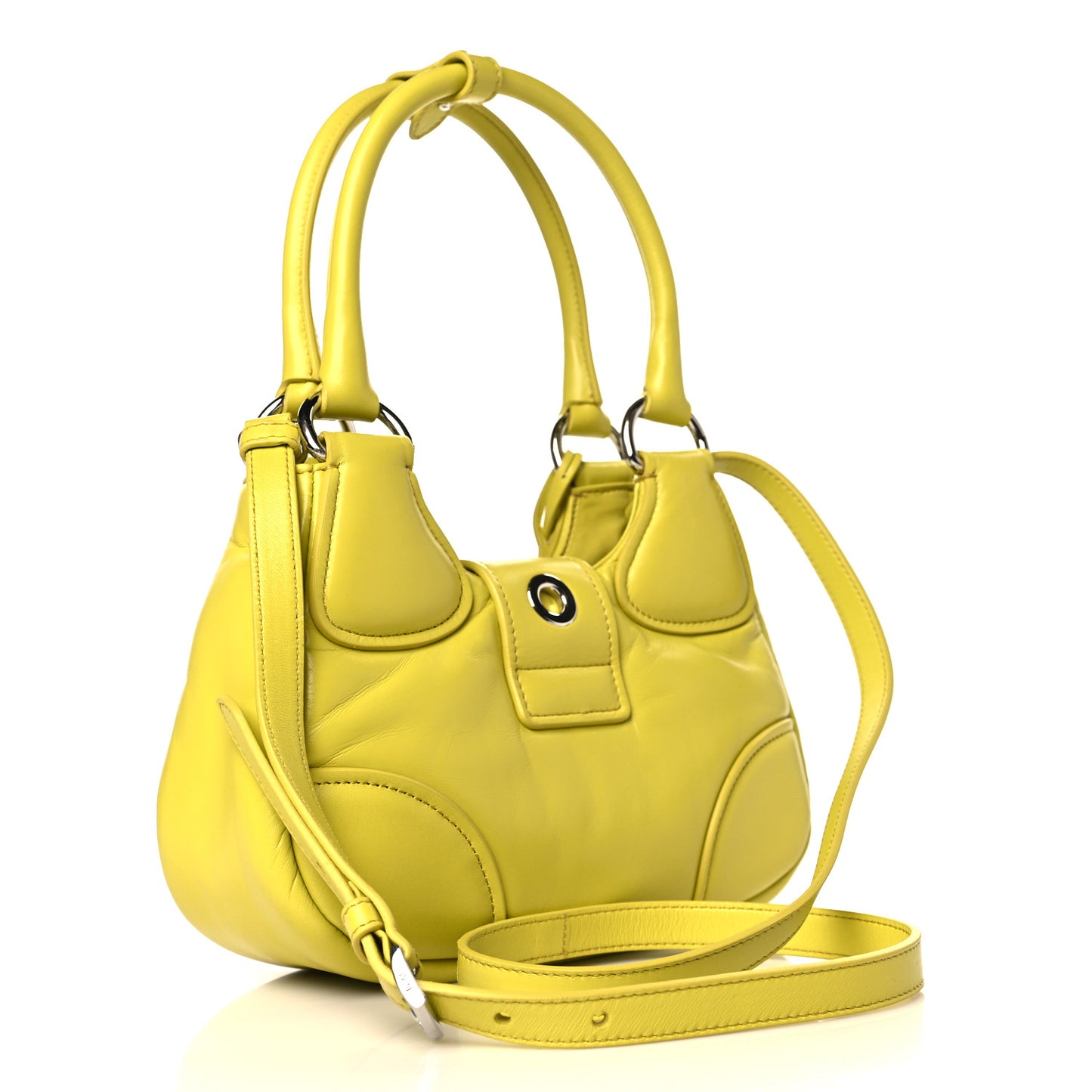 Nappa Soft Padded Re-Edition 2002 Moon Bag Cedro