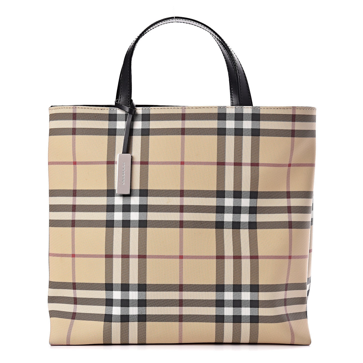Burberry House Check Medium Tote Black 1 of 10