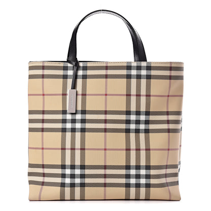 Burberry House Check Medium Tote Black 1 of 10