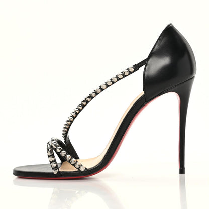 Christian Louboutin Kid So Spike 100 Sandals 39 Black 3 of 7