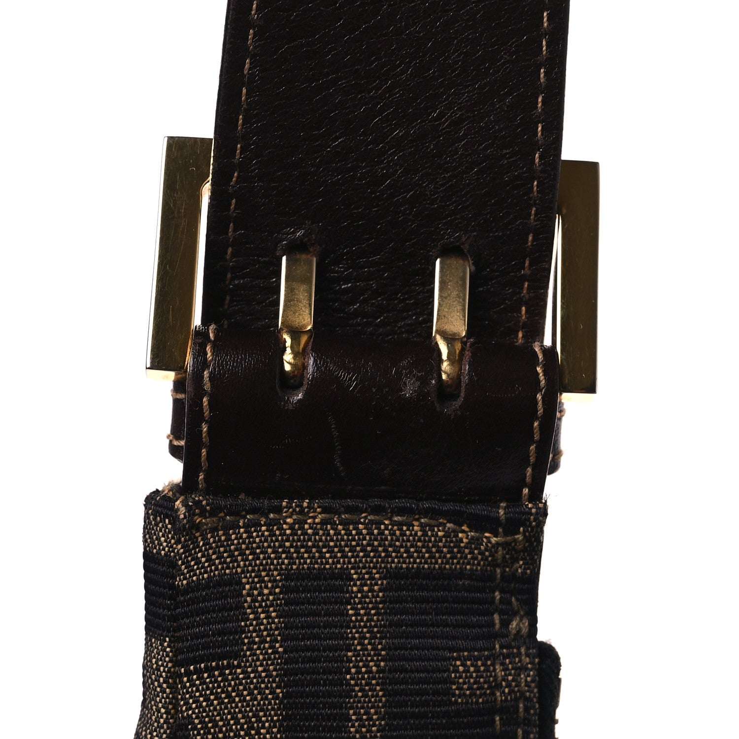 Fendi Zucca Shoulder Bag Tobacco 9 of 12