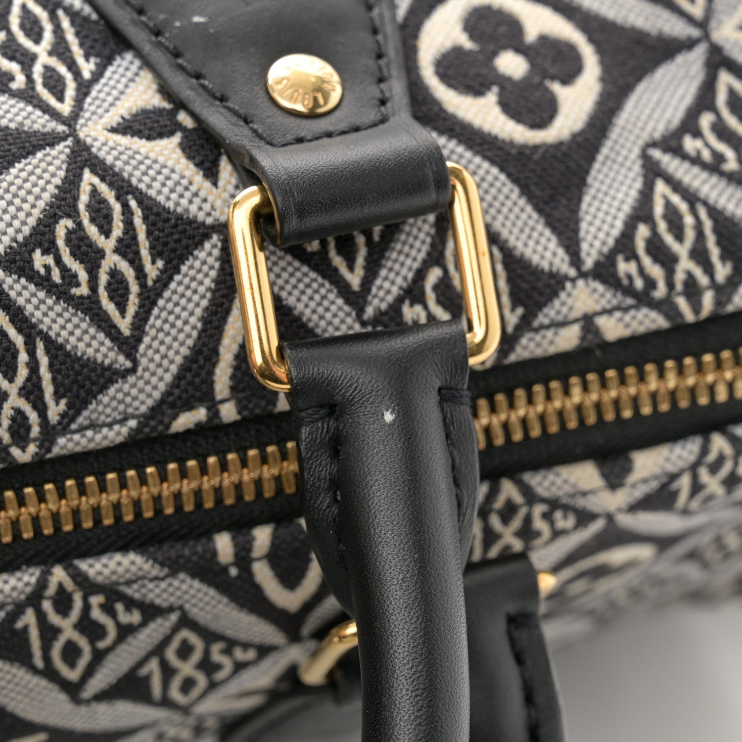 Louis Vuitton Jacquard Since 1854 Speedy Bandouliere 25 Grey 13 of 13