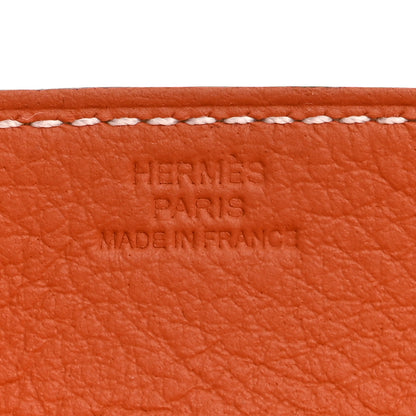 Hermes Taurillon Mini Mises et Relances Evelyne Change Tray Gold Orange 6 of 8