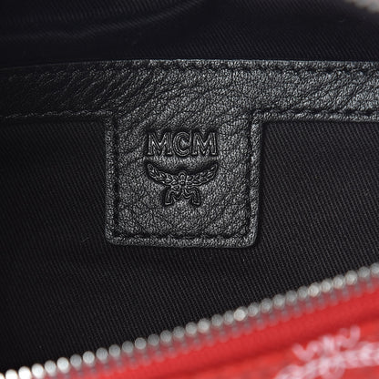 MCM Visetos Small Fursten Belt Bag Red 6 of 9