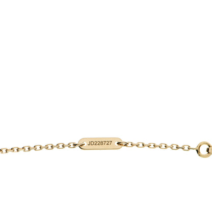 Van Cleef & Arpels 18K Yellow Gold Mother of Pearl Sweet Alhambra Pendant Necklace 6 of 7