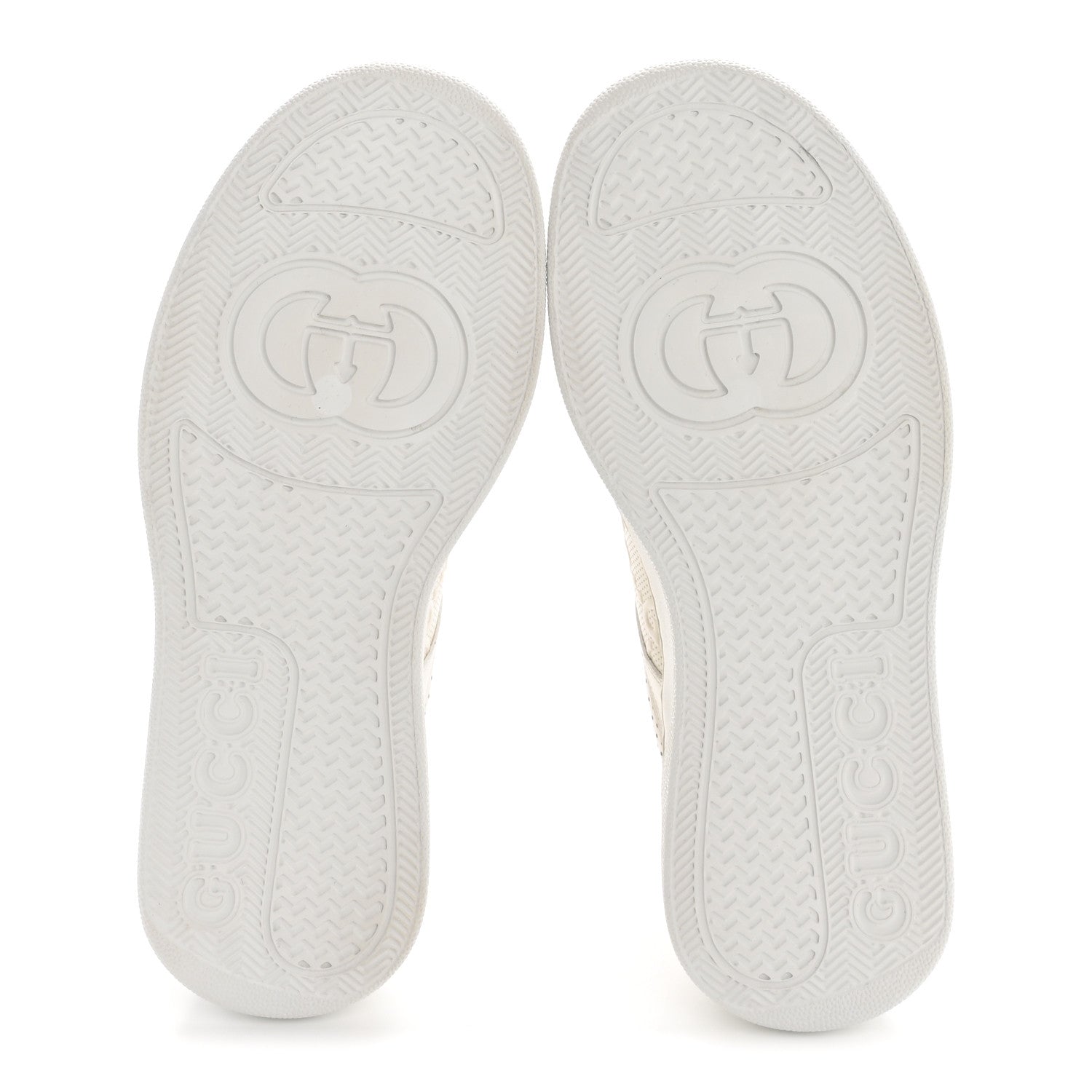 Gucci Calfskin GG Tennis Embossed Perforated Womens Platform 55mm Sneakers 40 Great White 6 of 9