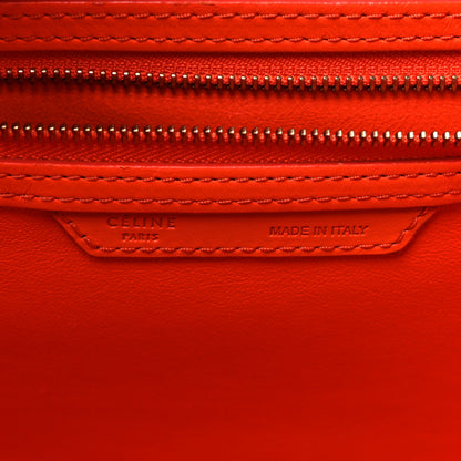 Celine Smooth Calfskin Mini Luggage Orange 5 of 11