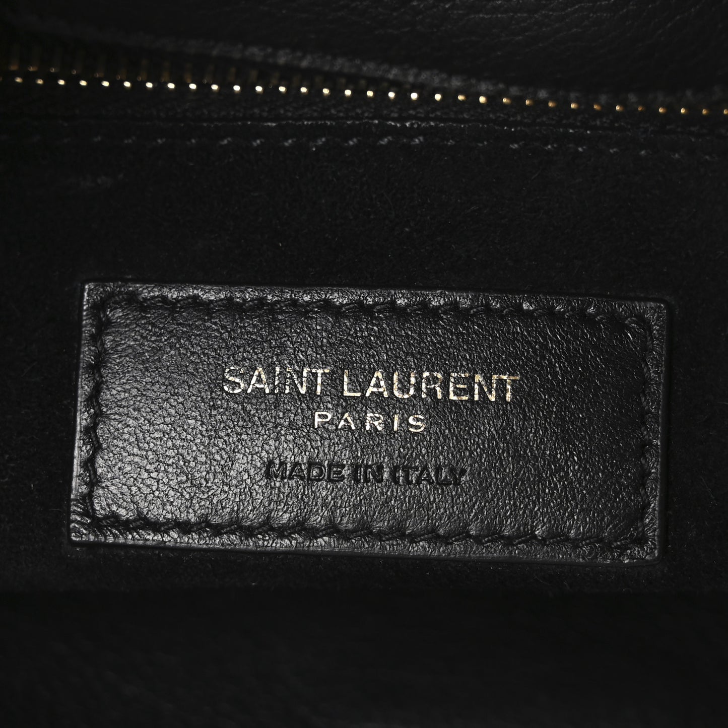 Grained Calfskin Boucle Bucket Bag Black