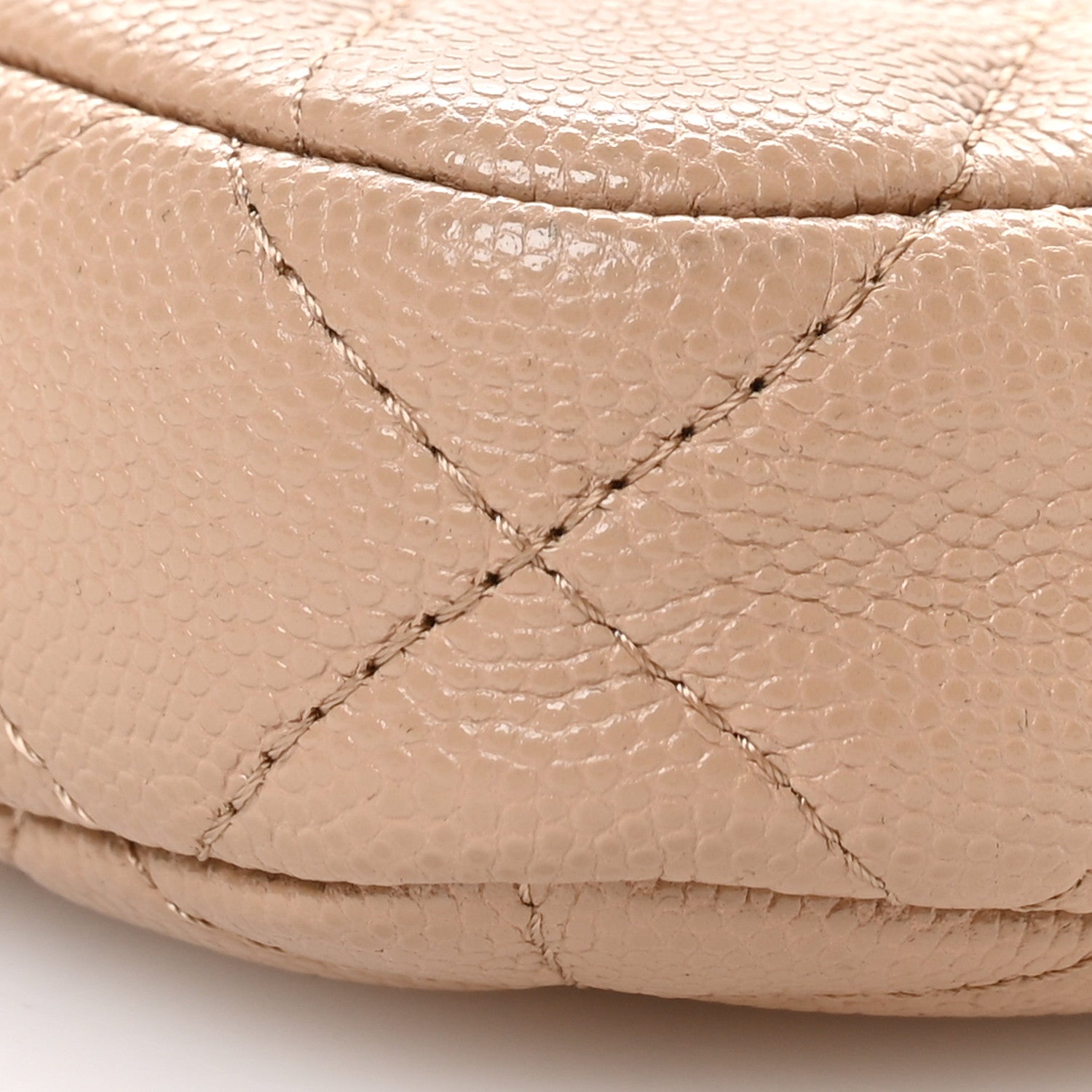Chanel Caviar Quilted Small Clutch With Chain Beige 11 of 11