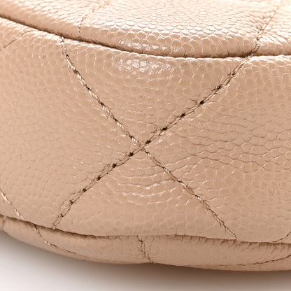 Chanel Caviar Quilted Small Clutch With Chain Beige 11 of 11