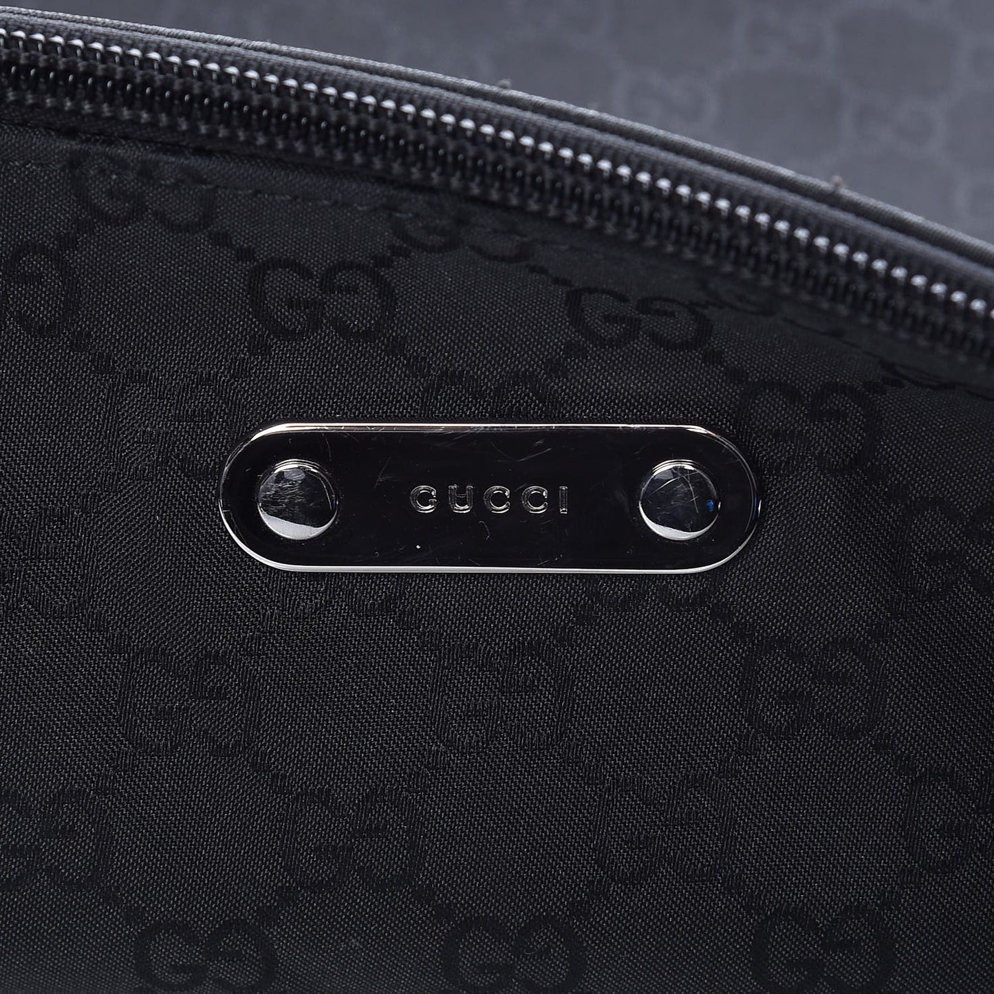 Nylon Monogram Messenger Black