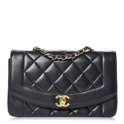 Chanel Lambskin Quilted Small Single Flap Black 1 of 16