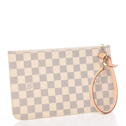 Louis Vuitton Damier Azur Neverfull MM GM Pochette 3 of 8