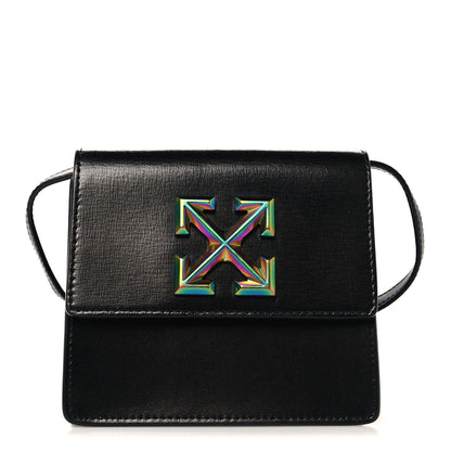 Off-White Calfskin Jitney 0.7 Belt Bag Crossbody Black 1 of 10