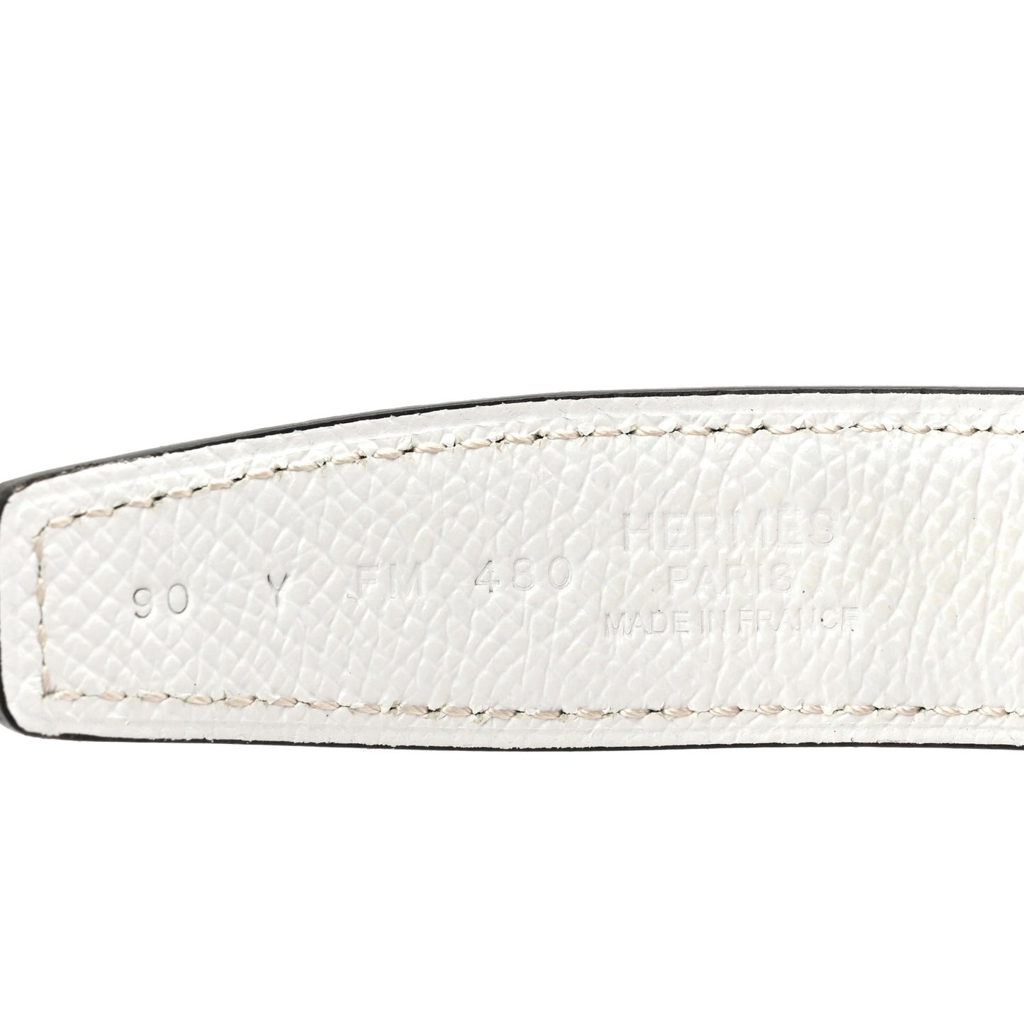 Swift Epsom Reversible Belt Strap 90 36 Etoupe White