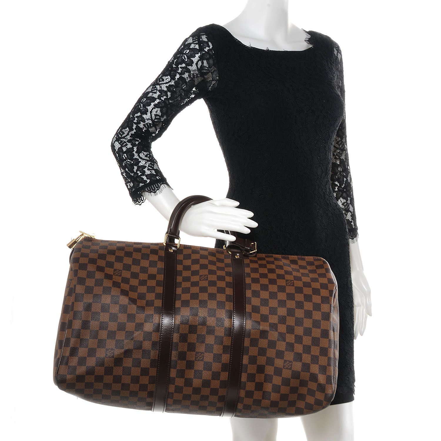 Louis Vuitton Damier Ebene Keepall 50 2 of 7