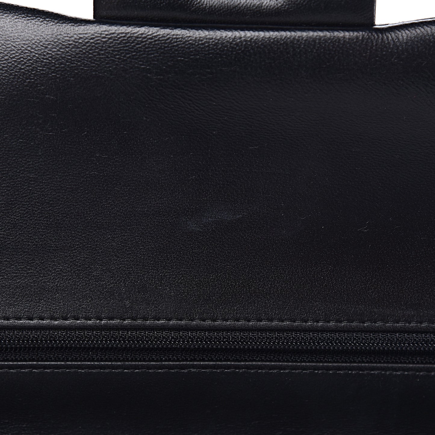 Lambskin Quilted Jumbo Double Flap Black
