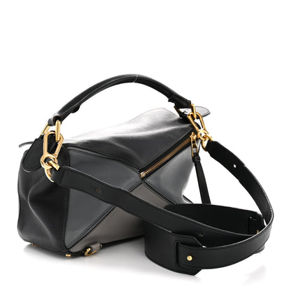 Loewe Calfskin Small Puzzle Bag Grey Multitone 3 of 15