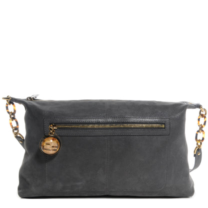 Fendi Vitello Savana Forever Crossbody Grigio Tartaruga Natural 1 of 8