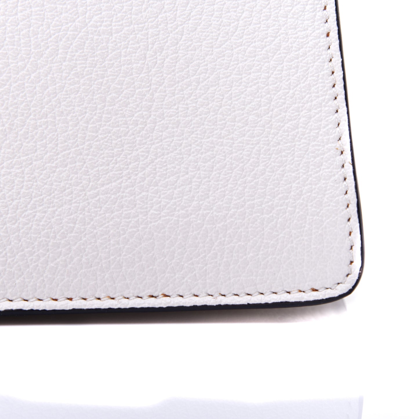 Goatskin Small GV3 Shoulder Bag White