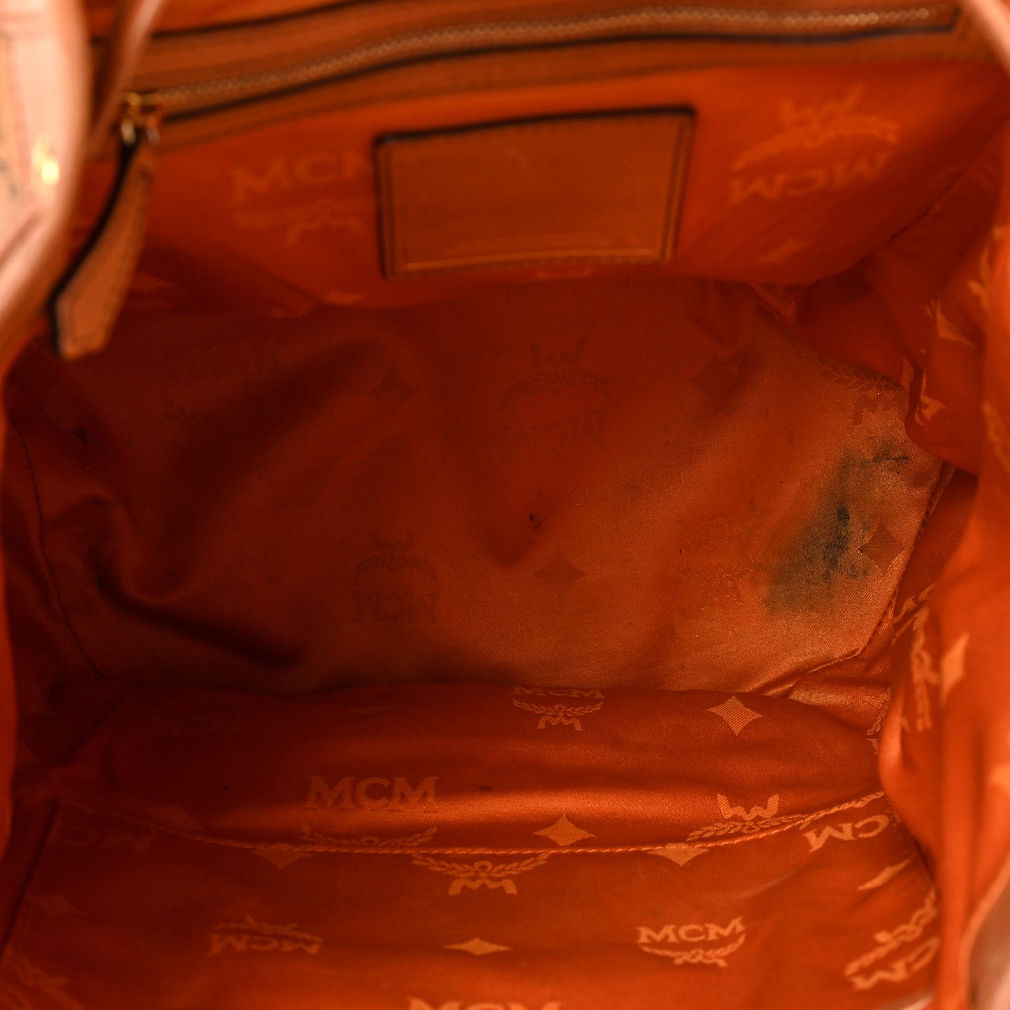 Visetos Medium Vintage Pocket Backpack Cognac