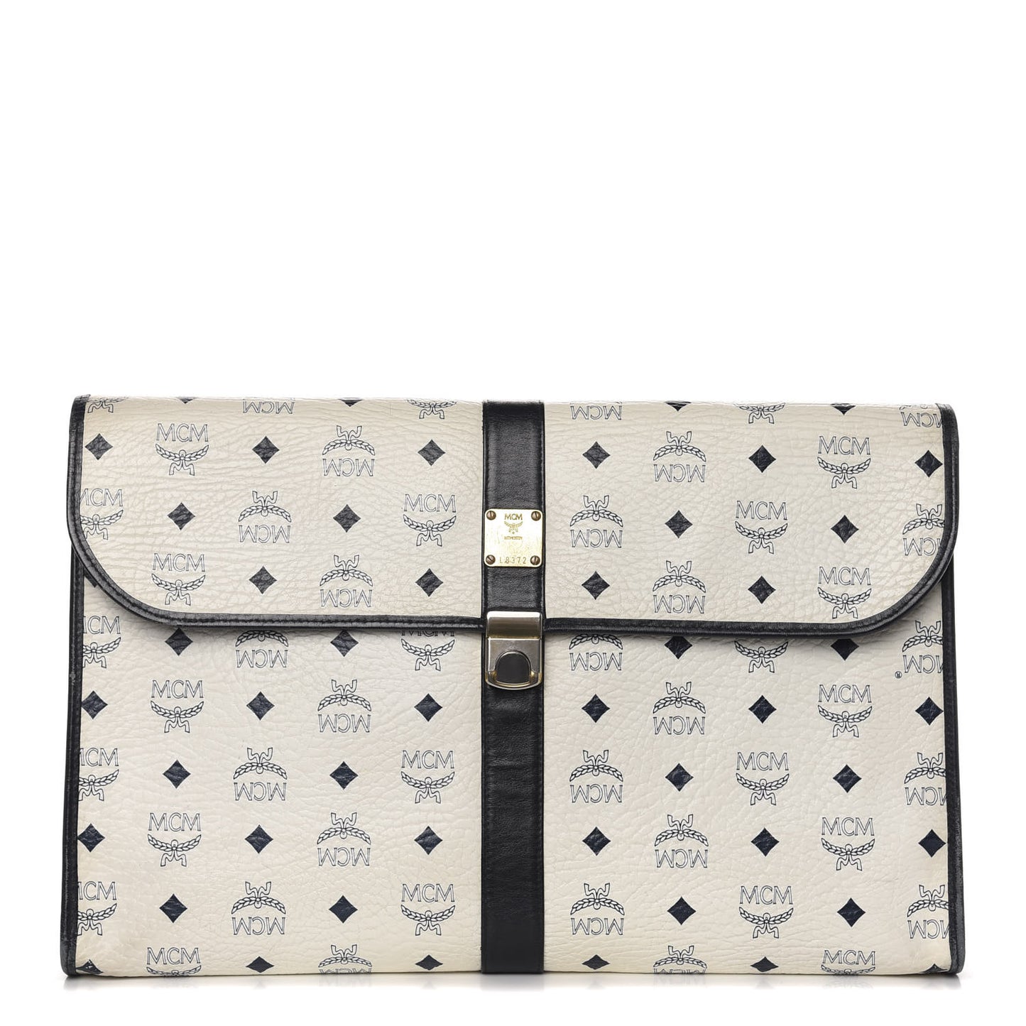 Visetos Pouch White Black