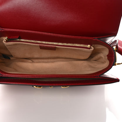 Gucci Azalea Calfskin Horsebit 1955 Shoulder Bag New Cherry Red 5 of 10