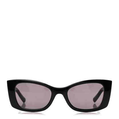 Saint Laurent Acetate Ultra Cat Eye Sunglasses SL 593 Black 2 of 9