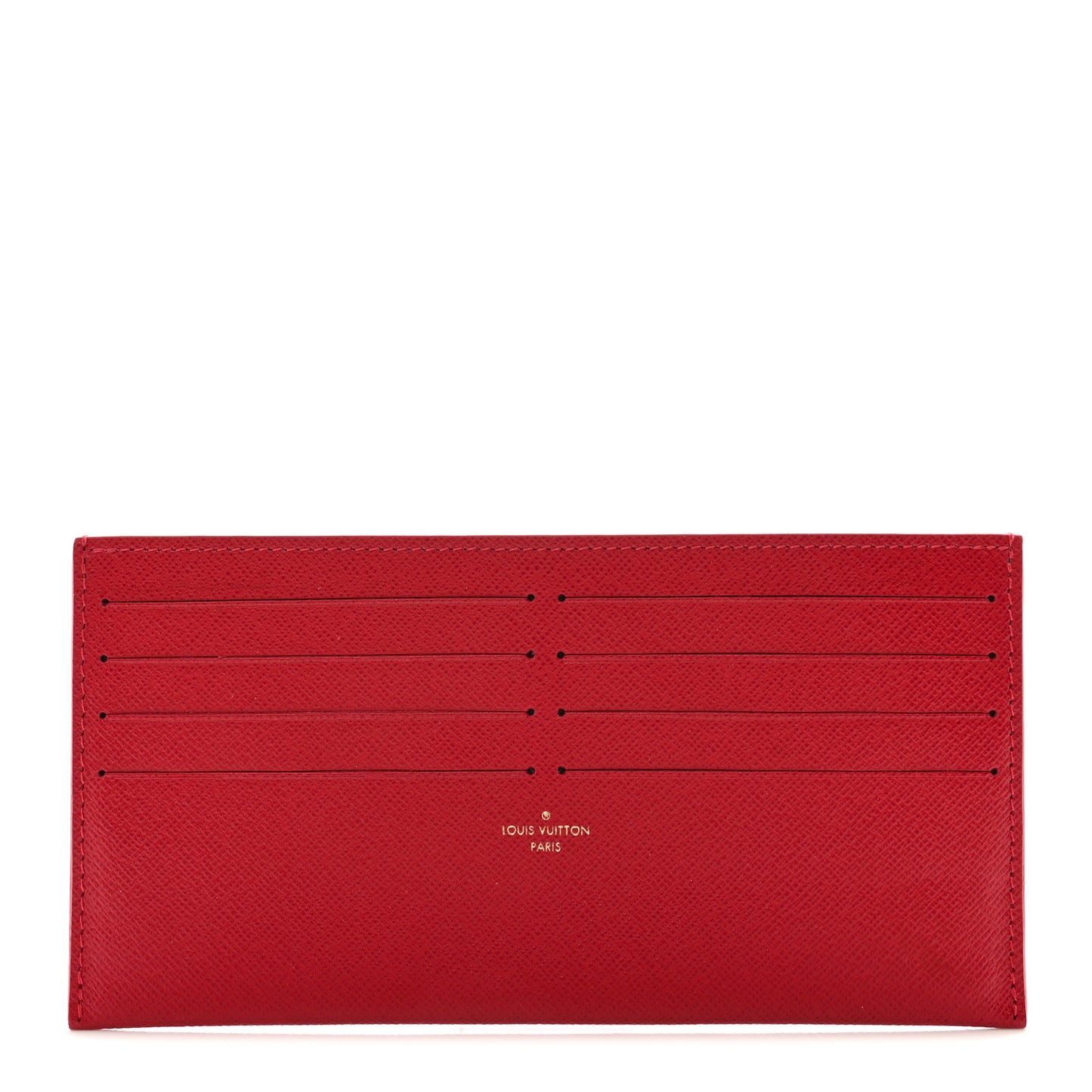 Calfskin Felicie Card Holder Insert Fuchsia