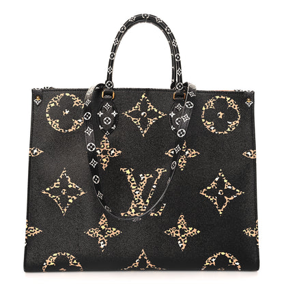 Louis Vuitton Monogram Giant Jungle Onthego GM Black 1 of 11