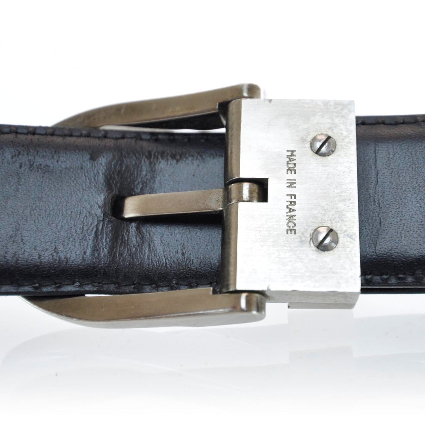 Taiga Leather Classique Belt Black 110 44