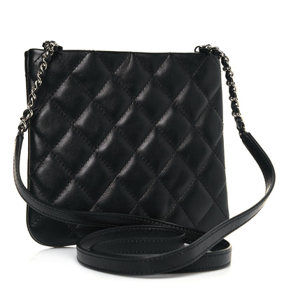 Chanel Lambskin Quilted Crossbody Bag Black 2 of 7