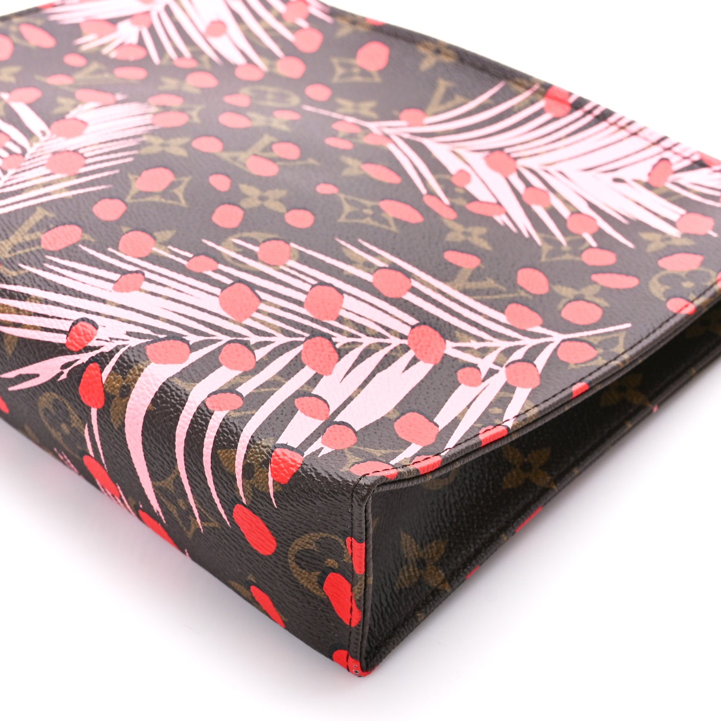 Monogram Jungle Dots Toiletry Pouch 26 Sugar Pink Poppy
